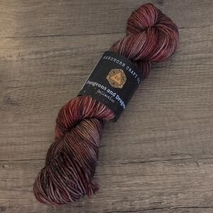 Dungeons and Dragons Yarn Skein